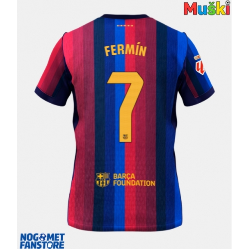 Barcelona Fermin Lopez #7 Domaci Dres 2026-27 Kratak Rukav